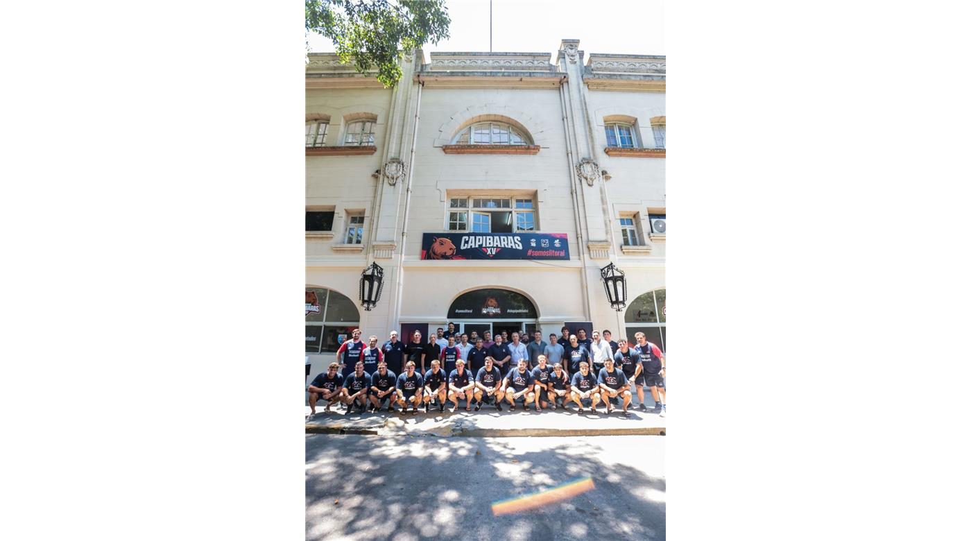 EL RUGBY DEL LITORAL ESTRENÓ SU CASA: CAPIBARAS XV YA TIENE SU SEDE EN EL HIPÓDROMO DE ROSARIO