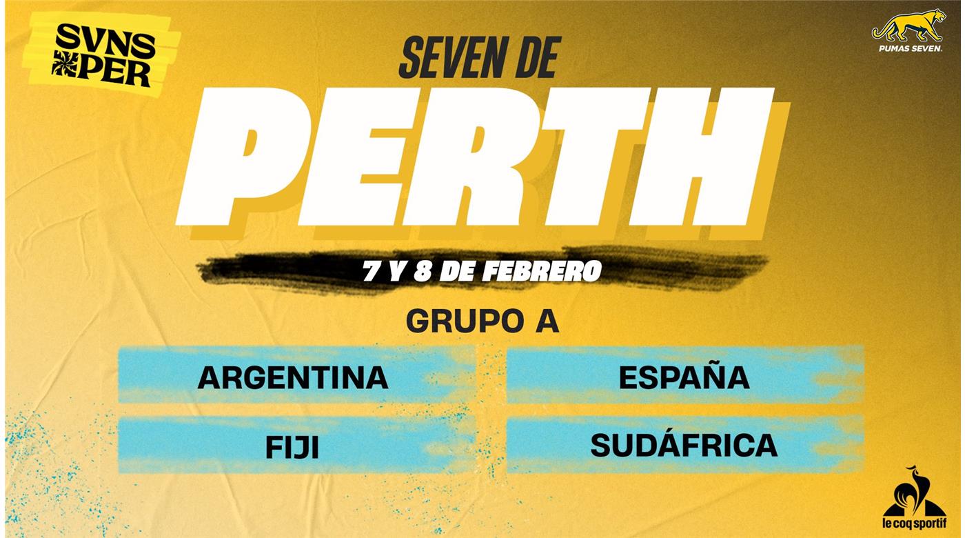 LOS PUMAS 7S BUSCARÁN EN LA MADRUGADA ARGENTINA REPETIR EN PERTH LO REALIZADO EN LOS ÚLTIMOS AÑOS