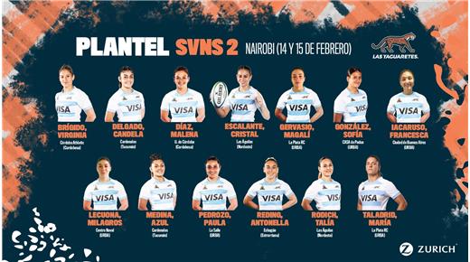 LA ILUSIÓN DE LAS YAGUARETÉS SE PONE EN MARCHA EN NAIROBI 