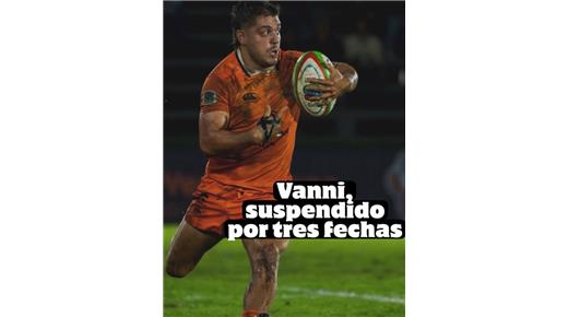 TOMÁS VANNI DE TARUCAS FUE SUSPENDIDO POR TRES FECHAS