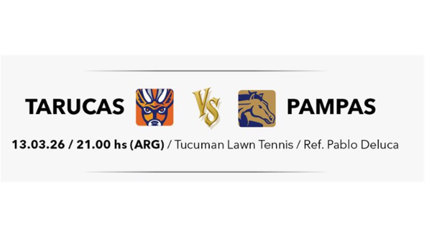 TARUCAS Y PAMPAS EN UN PARTIDO CON MUCHO MÁS QUE LA PUNTA DEL TORNEO EN JUEGO 