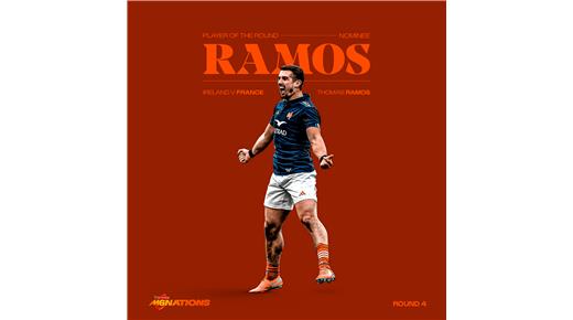 THOMAS RAMOS Y LOUIS BIELLE-BIARREY A LA ALTURA DEL RUGBY FRANCÉS: FUERON EL GOLEADOR Y EL TRYMAN DEL 6 NACIONES
