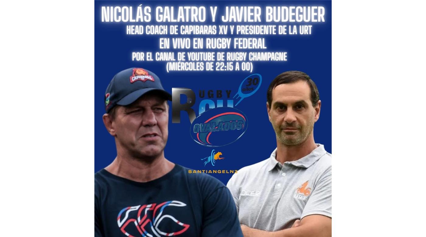 SE VIENE EL TERCER PROGRAMA DE RUGBY FEDERAL CON INVITADOS DE LUJO