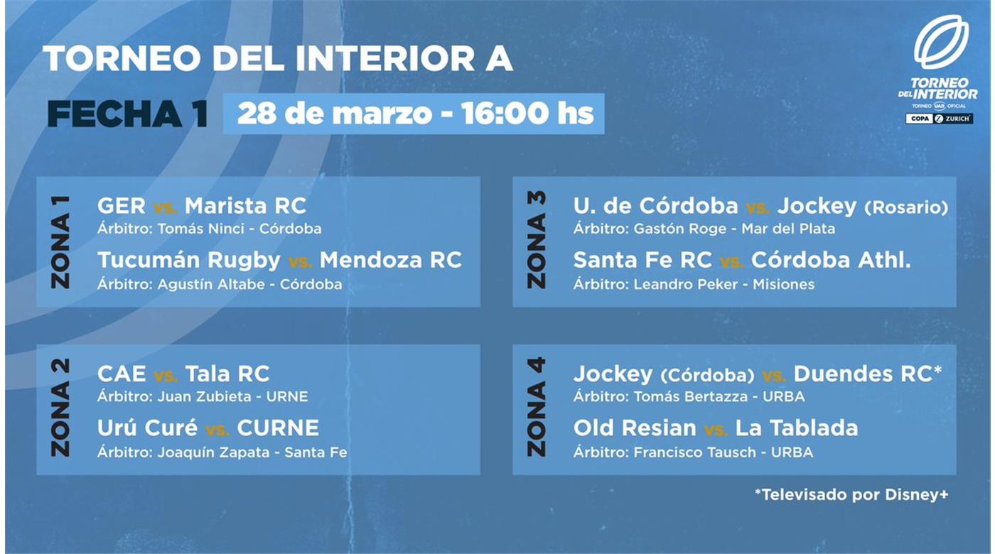 ESTA TARDE ARRANCA EL VIGESIMOTERCER TORNEO DEL INTERIOR 