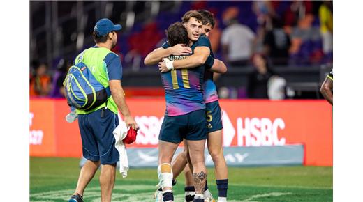 LOS PUMAS 7S LE GANARON A ESPAÑA Y SON FINALISTAS EN HONG KONG