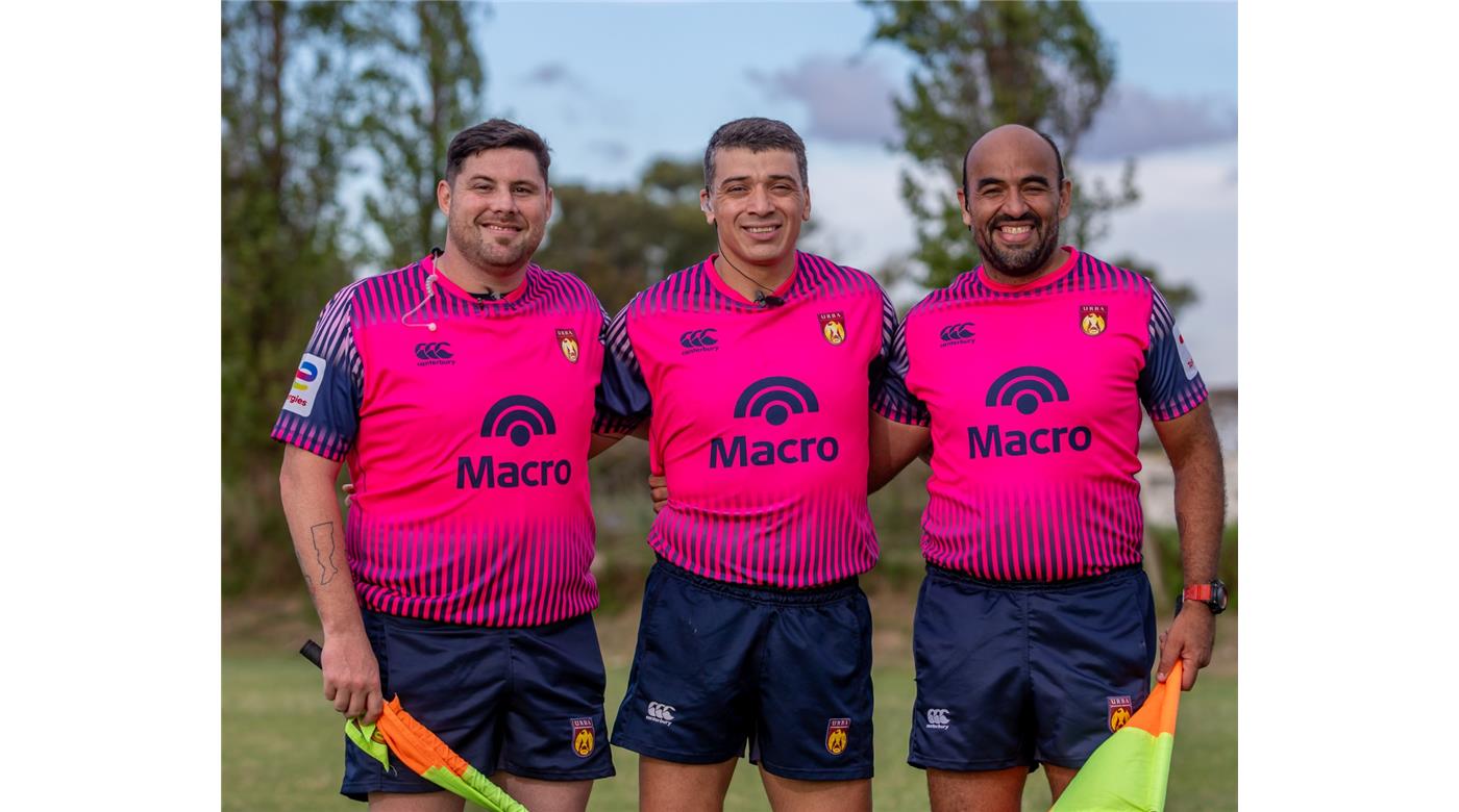 LOS ÁRBITROS DE UNA NUEVA FECHA DEL RUGBY PORTEÑO EN TODAS SUS CATEGORÍAS