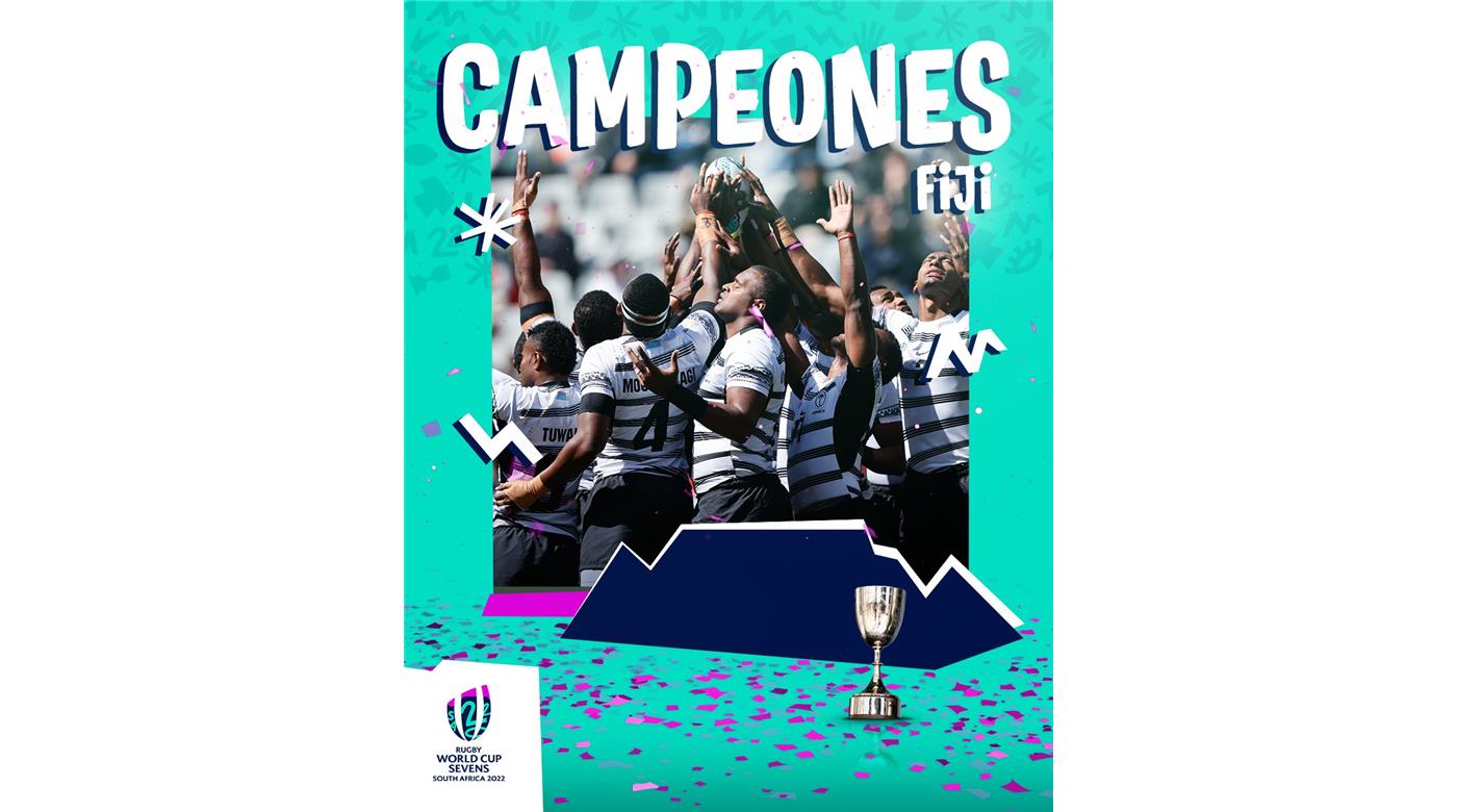 LAS POSICIONES FINALES DEL MUNDIAL DE SEVEN 2022