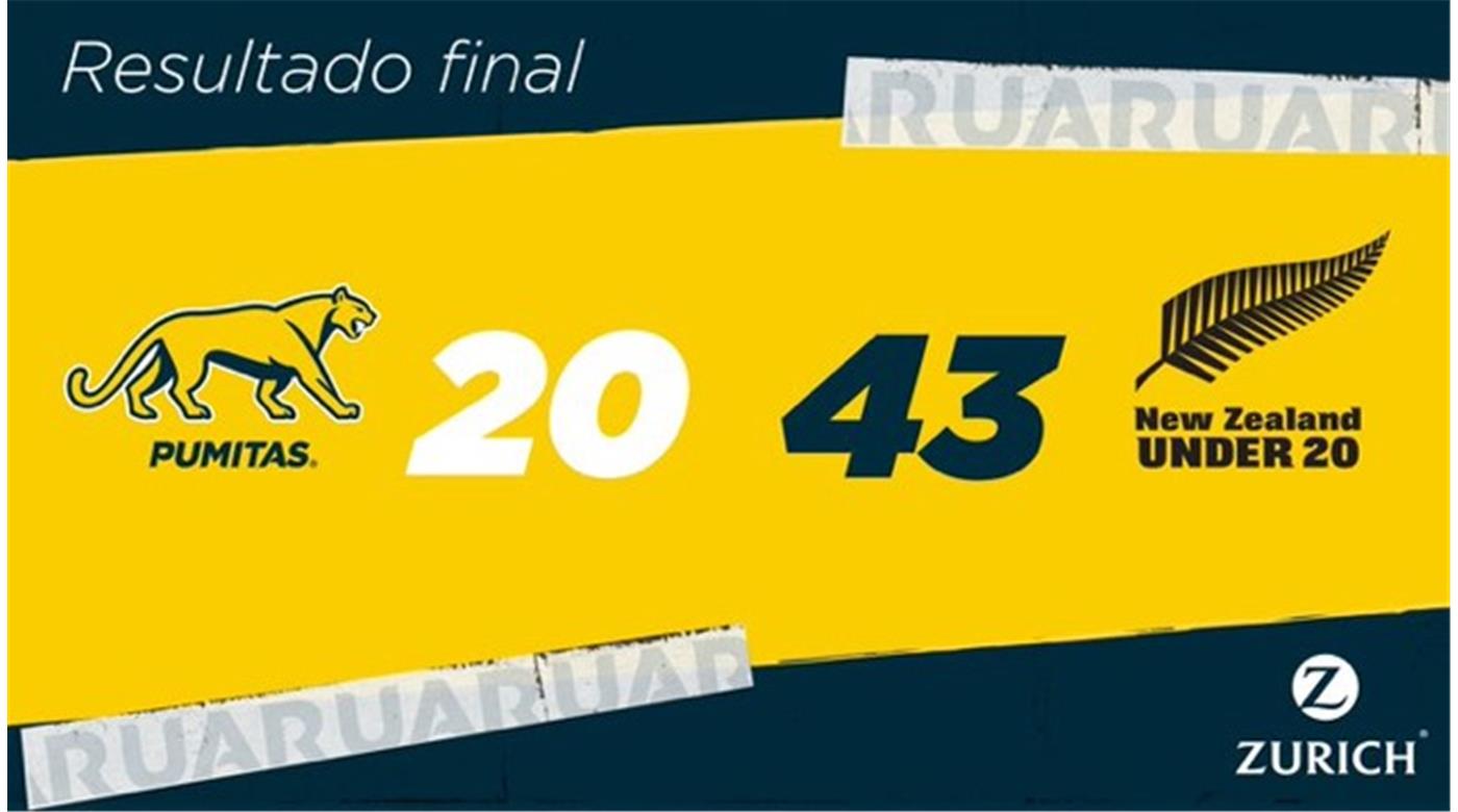 LOS PUMITAS NO PUDIERON CON NUEVA ZELANDA 