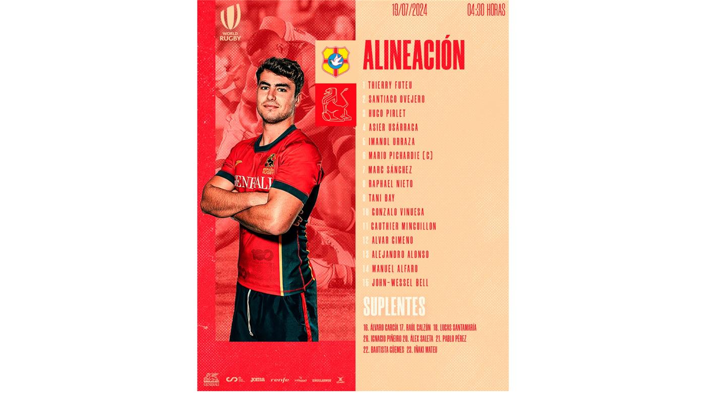 LA ESPAÑA DE PABLO BOUZA SE MIDE CON TONGA