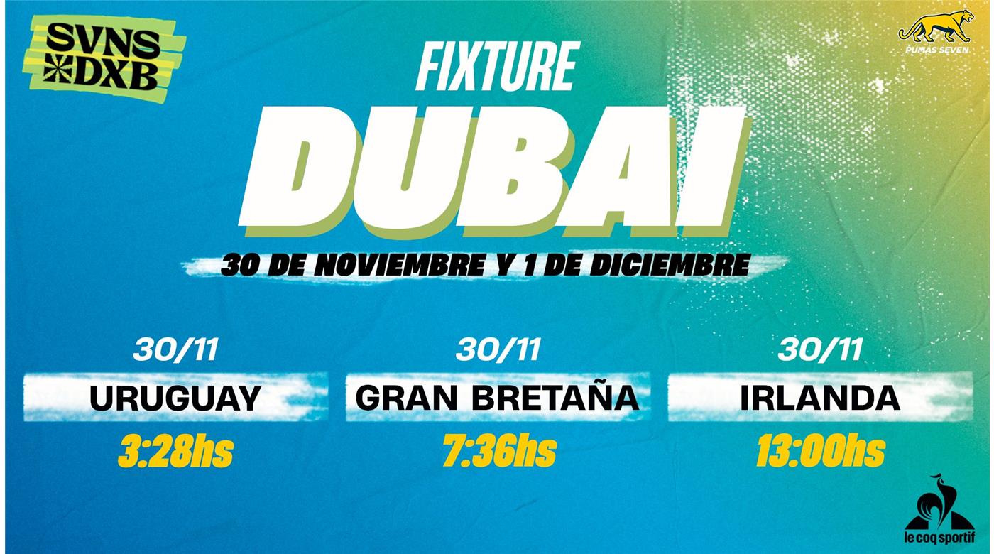 QUEDÓ DEFINIDO EL PLANTEL DE LOS PUMAS 7S PARA LAS DOS PRIMERAS ETAPAS DEL CIRCUITO MUNDIAL