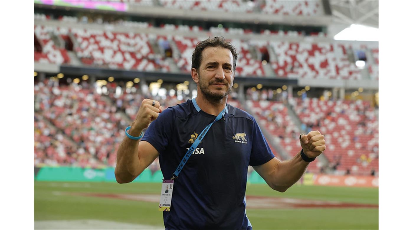 EL PADRE DE LA CRIATURA SE LLAMA SANTIAGO GÓMEZ CORA.  SU EMOCIÓN Y SIMPLEZA SON EL ORGULLO DEL RUGBY ARGENTINO  