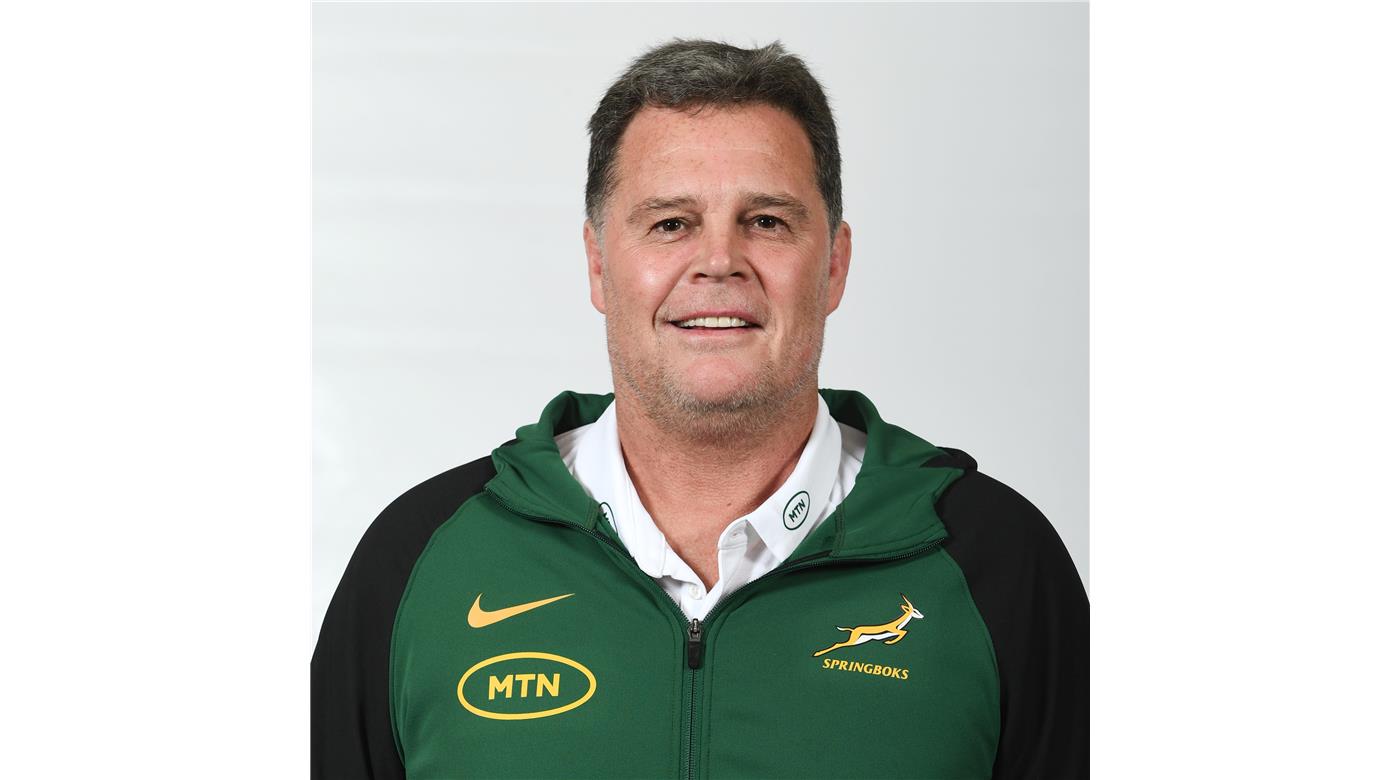 RASSIE ERASMUS SEGUIRÁ AL FRENTE DE LOS SPRINGBOKS HASTA EL 2031