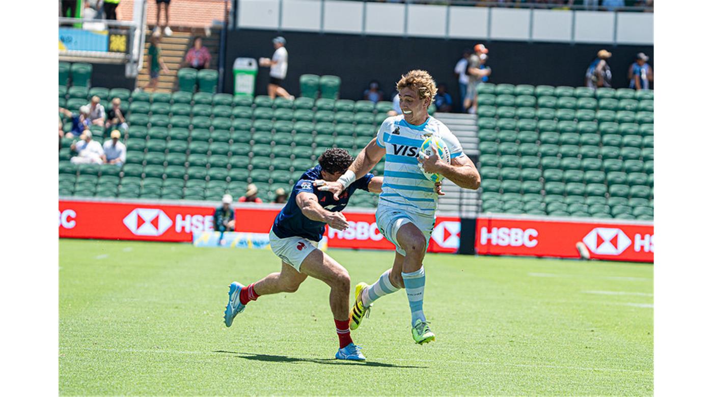 LOS PUMAS 7S GOLEARON A FRANCIA EN PERTH E IRÁN EN BUSCA DEL QUINTO PUESTO FRENTE A ESPAÑA
