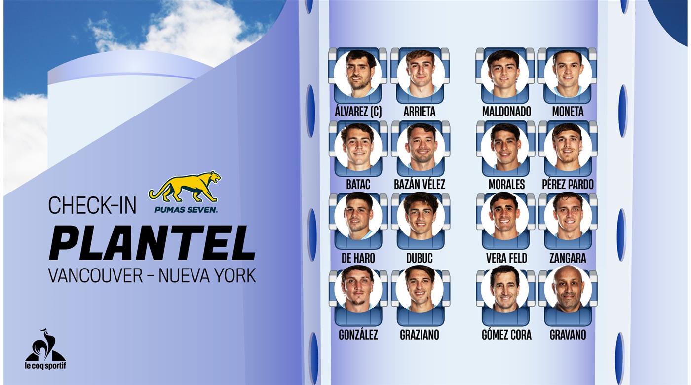 SE CONFIRMARON LOS HORARIOS DE LOS PUMAS SEVEN PARA EL SEVEN DE VANCOUVER