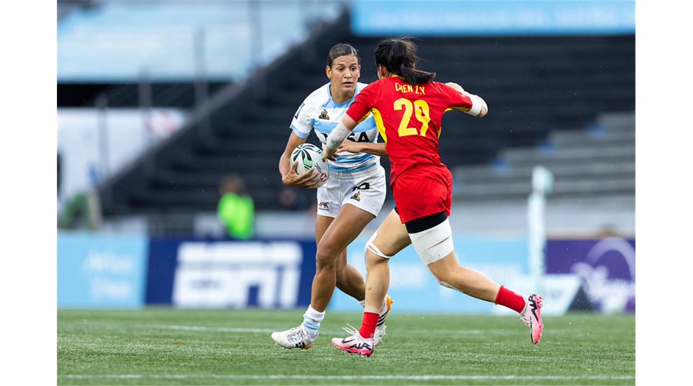 BAJO LA LLUVIA, UN NUEVO TRIUNFO DE LAS YAGUARETÉS EN EL ALARGUE FRENTE A CHINA PARA CERRAR LA JORNADA  